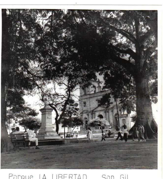 Parque La Libertad décadas 1950-60